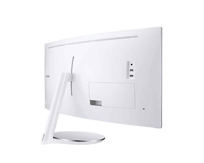 Samsung C34J791WTP computer monitor 86.4 cm (34") 3440 x 1440 pixels UltraWide Quad HD QLED Silver, White