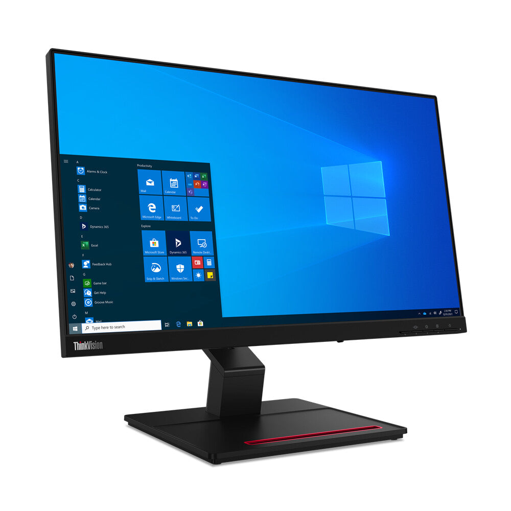 Lenovo ThinkVision T24T-20 - 60.5 cm (23.8") - 1920 x 1080 pixels FHD LED Touchscreen Monitor