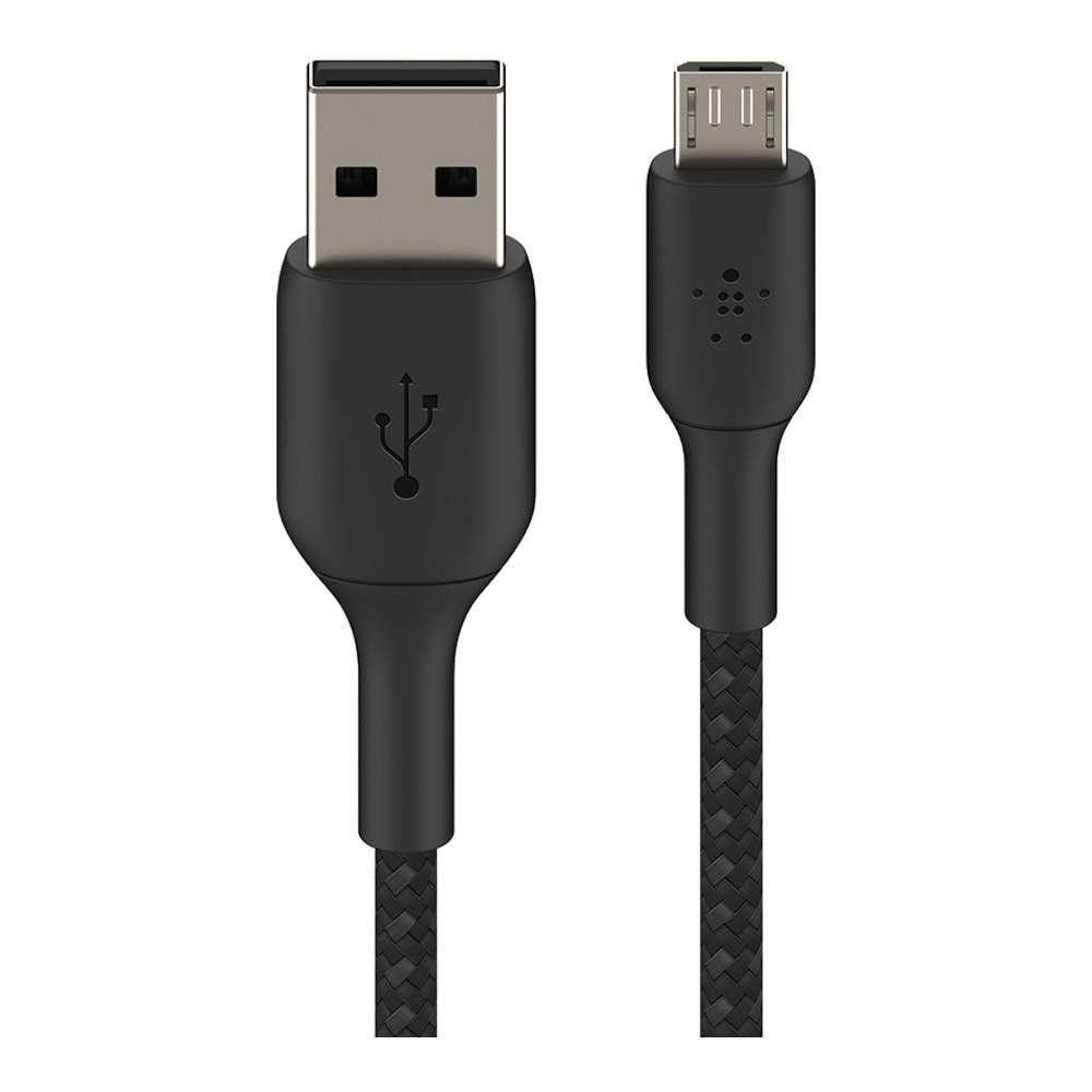 Belkin BOOSTCHARGE Braided Micro-USB to USB-A Cable - 1m - Black