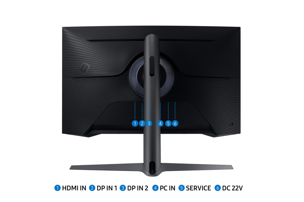 Samsung Odyssey C27G75TQSP computer monitor 68.6 cm (27") 2560 x 1440 pixels Wide Quad HD QLED Black