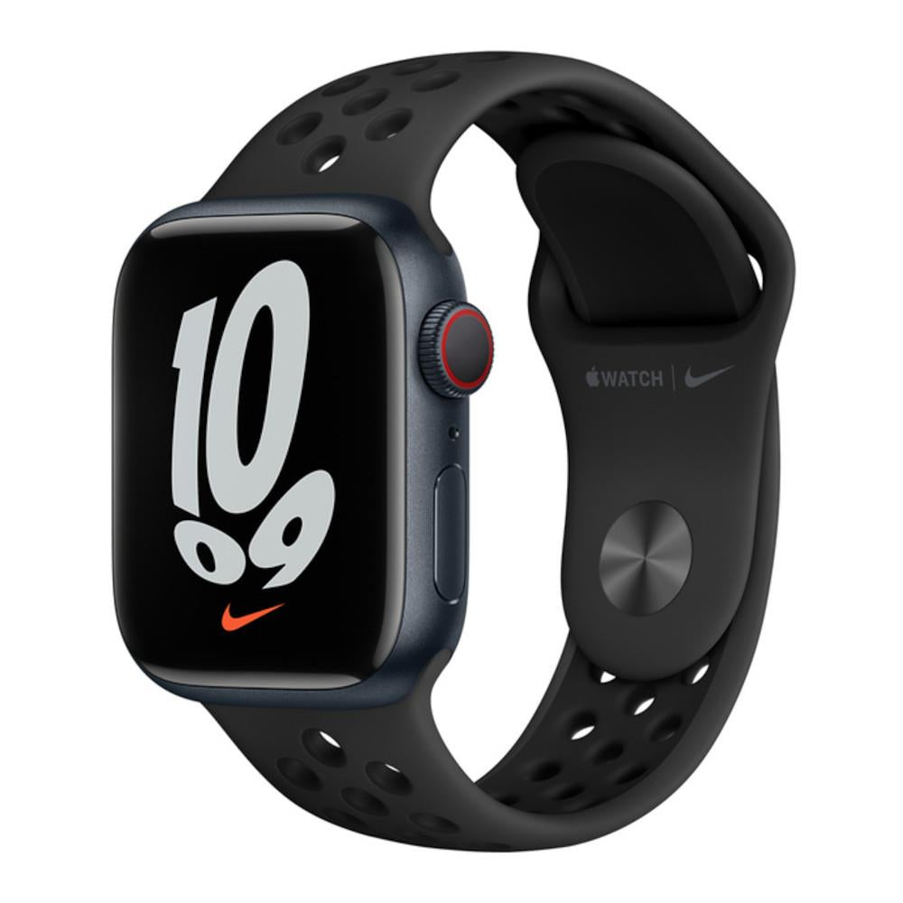 Apple Watch Series 7 GPS + Cellular Nike 41mm Midnight Alum Case Anthracite/Black Nike Sport Band