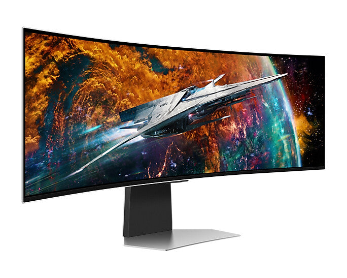 Samsung Odyssey LS49CG950SUXDU computer monitor 124.5 cm (49") 5120 x 1440 pixels Dual QHD OLED Silver