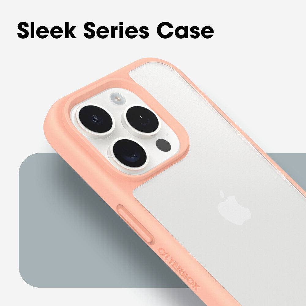 OtterBox React Series for iPhone 15 Pro in Peach Perfect