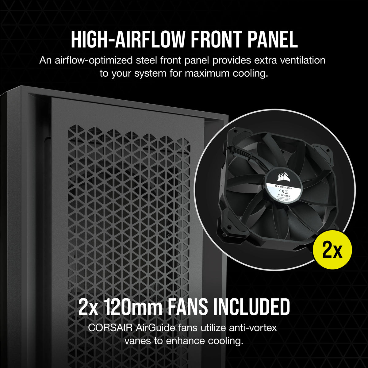 Corsair 5000D AIRFLOW - ATX Mid Tower Case in Black