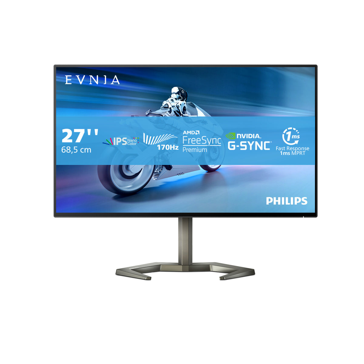 Philips Momentum 27M1N5500ZA/00 LED display 68.6 cm (27") 2560 x 1440 pixels Quad HD Black