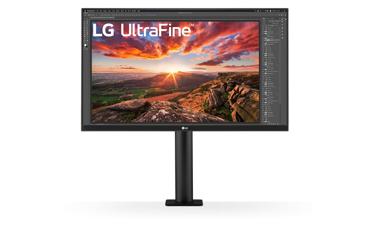 LG UltraFine Ergo LED display 68.6 cm (27&quot;) 3840 x 2160 pixels 4K Ultra HD Black