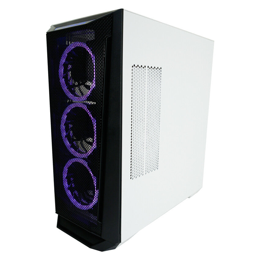 LC-Power Holo 1 X - ATX Mid Tower Case in White