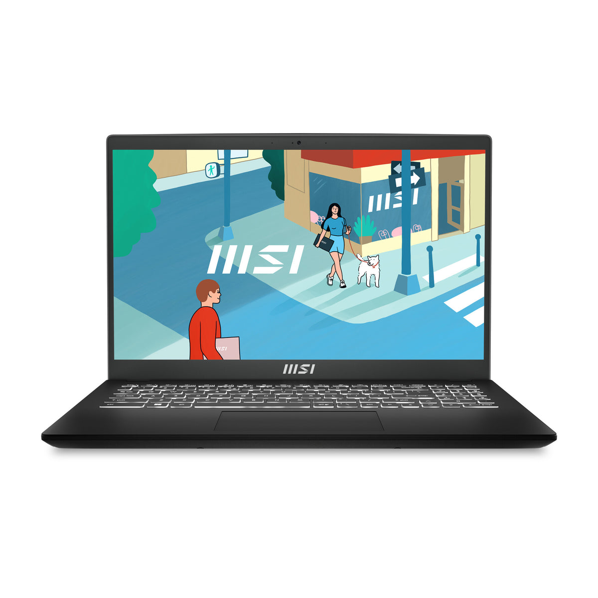 MSI Modern 15 H Laptop 39.6 cm (15.6&quot;) - Full HD Intel® Core™ i7-13700H - 16 GB DDR4-SDRAM - 512 GB SSD - Wi-Fi 6E - Windows 11 Home - Black