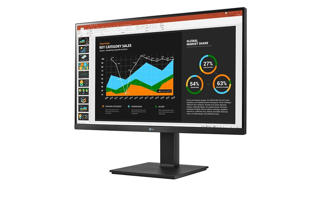 LG 27BQ75QB-B - 68.6 cm (27") - 2560 x 1440 pixels QHD LCD Monitor