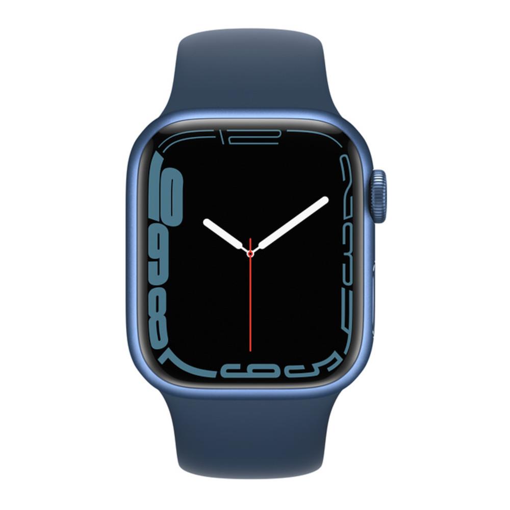 Apple Watch Series 7 GPS + Cellular 41mm Blue Aluminium Case with Abyss Blue Sport Band