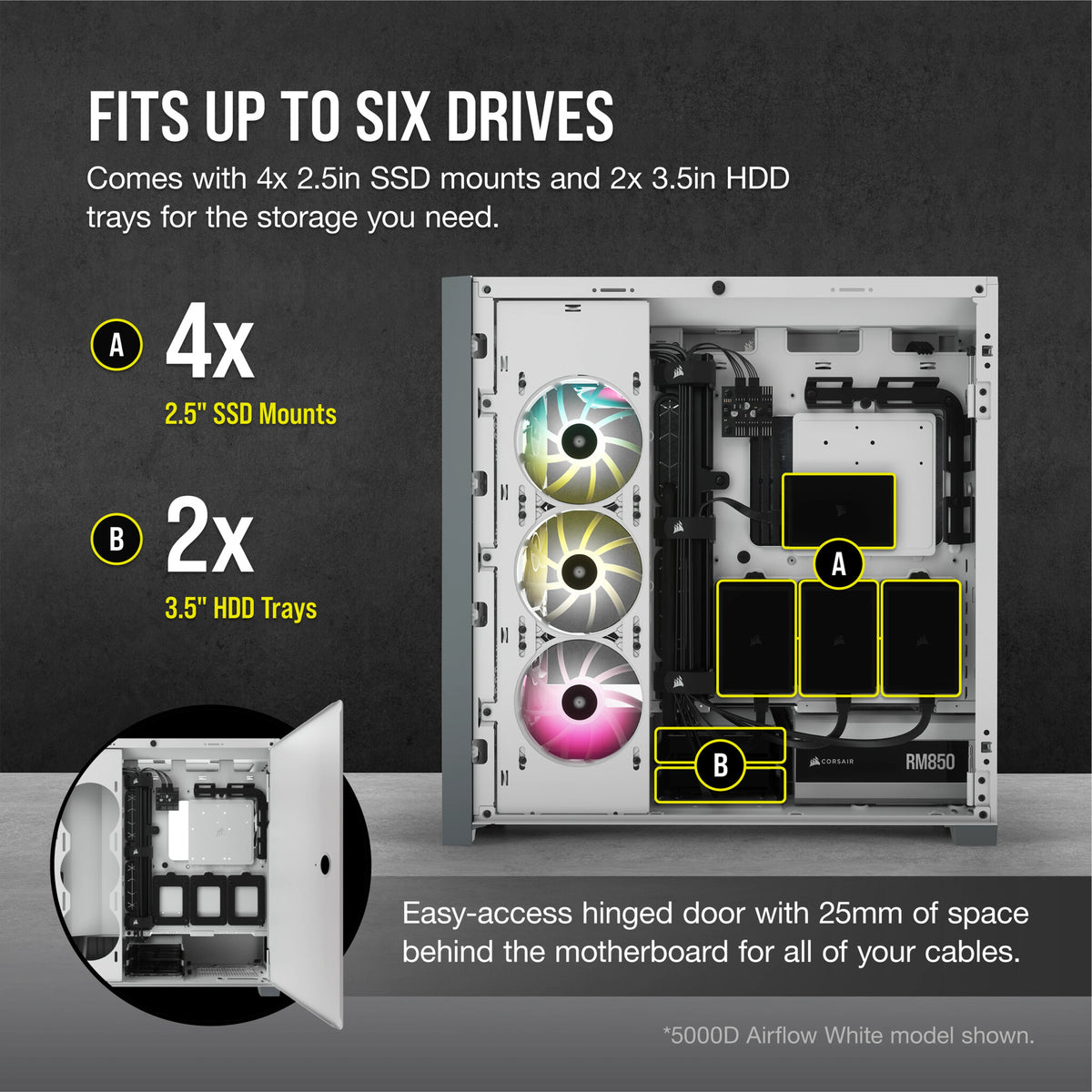 Corsair 5000D AIRFLOW - ATX Mid Tower Case in Black