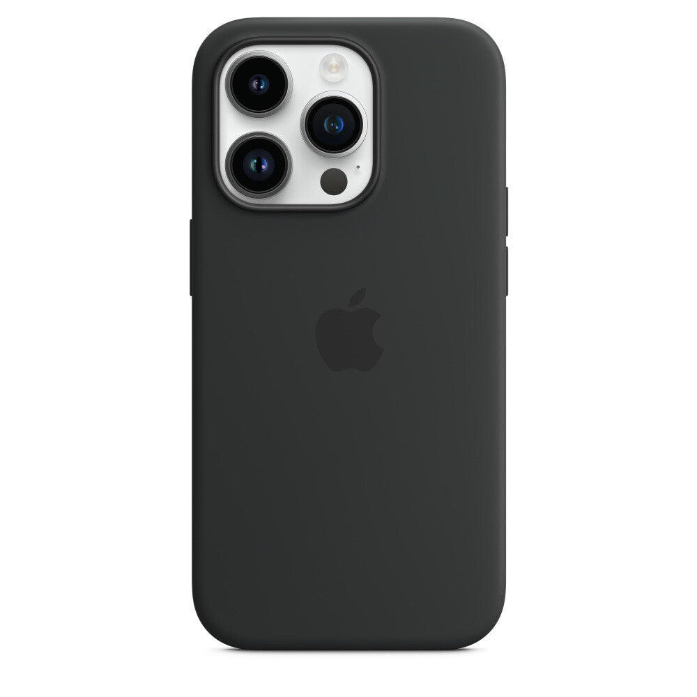 Apple Silicone Case for iPhone 14 Pro with MagSafe in Midnight