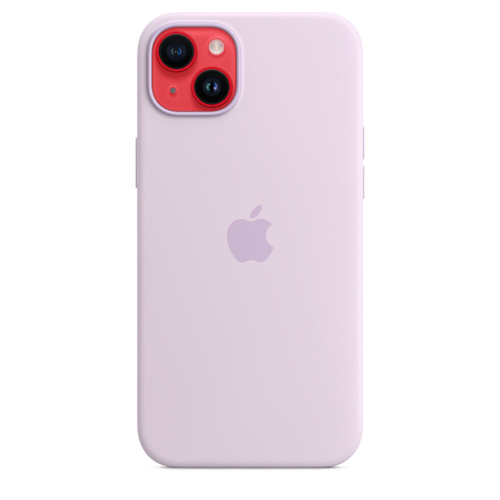 Apple Silicone Case for iPhone 14 Plus with MagSafe in Lilac