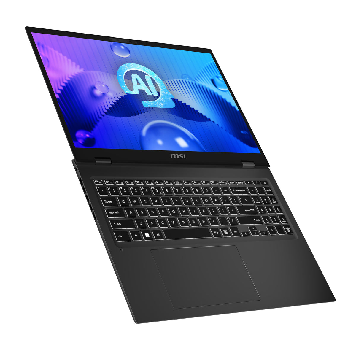MSI Prestige 16 AI Studio Laptop 40.6 cm (16") - Quad HD+ Intel Core Ultra 7 155H - 32 GB LPDDR5-SDRAM - 1 TB SSD - NVIDIA GeForce RTX 4050 - Wi-Fi 7 - Windows 11 Home - Grey