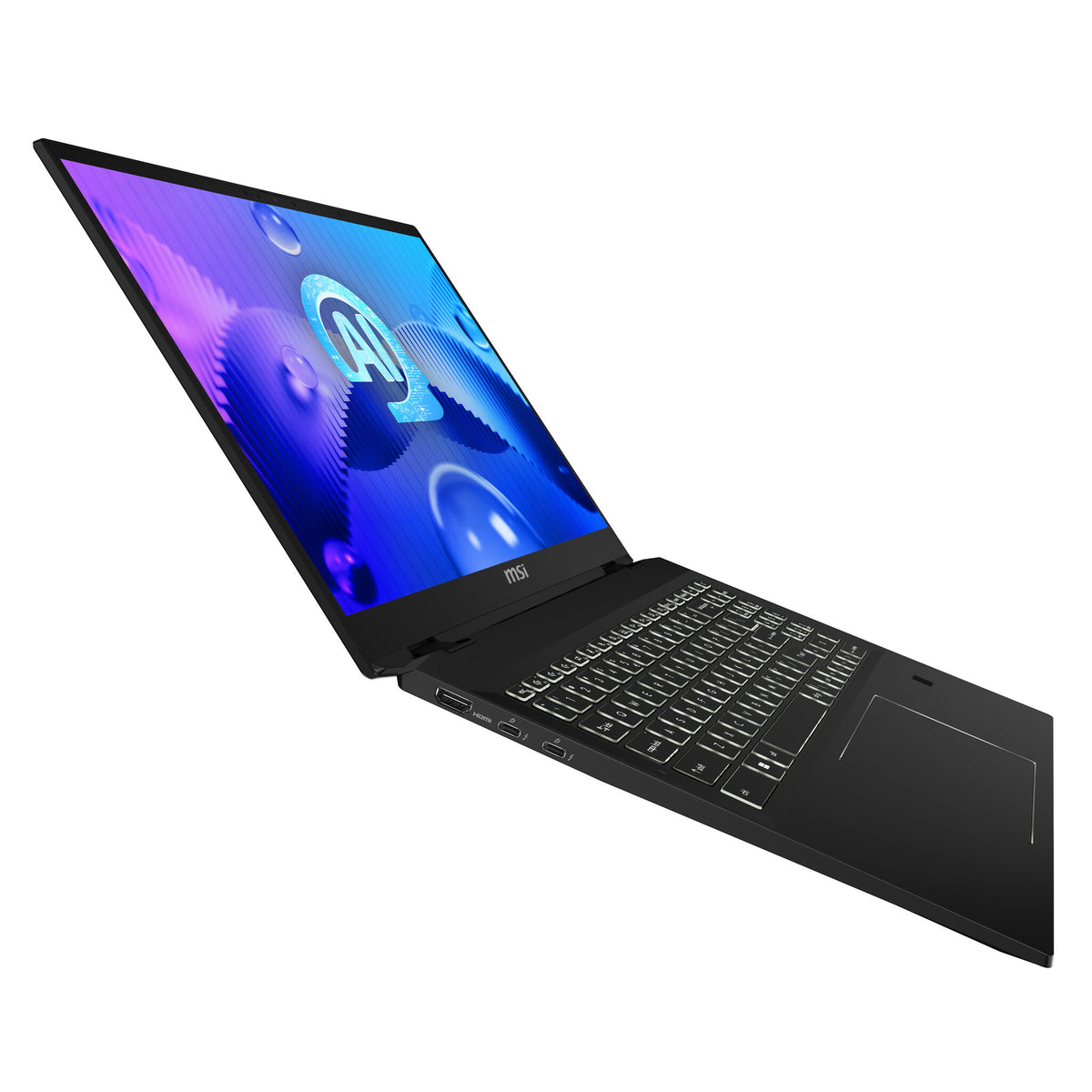 MSI Summit E16 AI Evo A1MTG Hybrid (2-in-1) 40.6 cm (16&quot;) - Touchscreen - Quad HD+ - LPDDR5-SDRAM - Wi-Fi 7 - Windows 11 Pro - Black