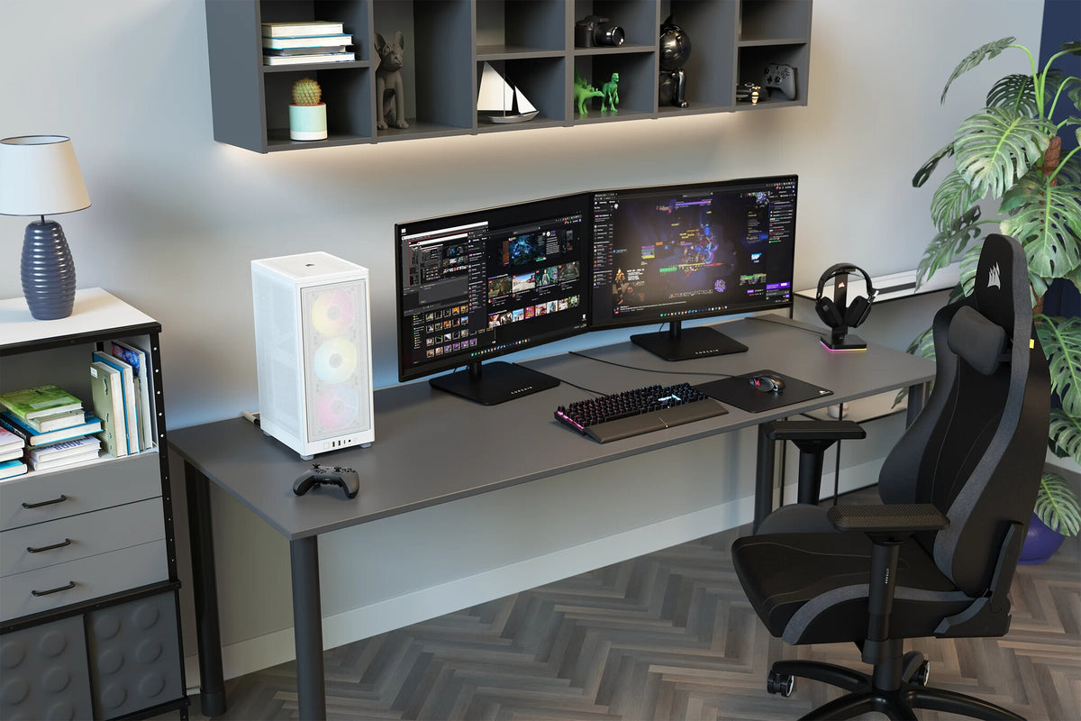 Corsair 2000D RGB AIRFLOW - Mini ITX Tower Case in White