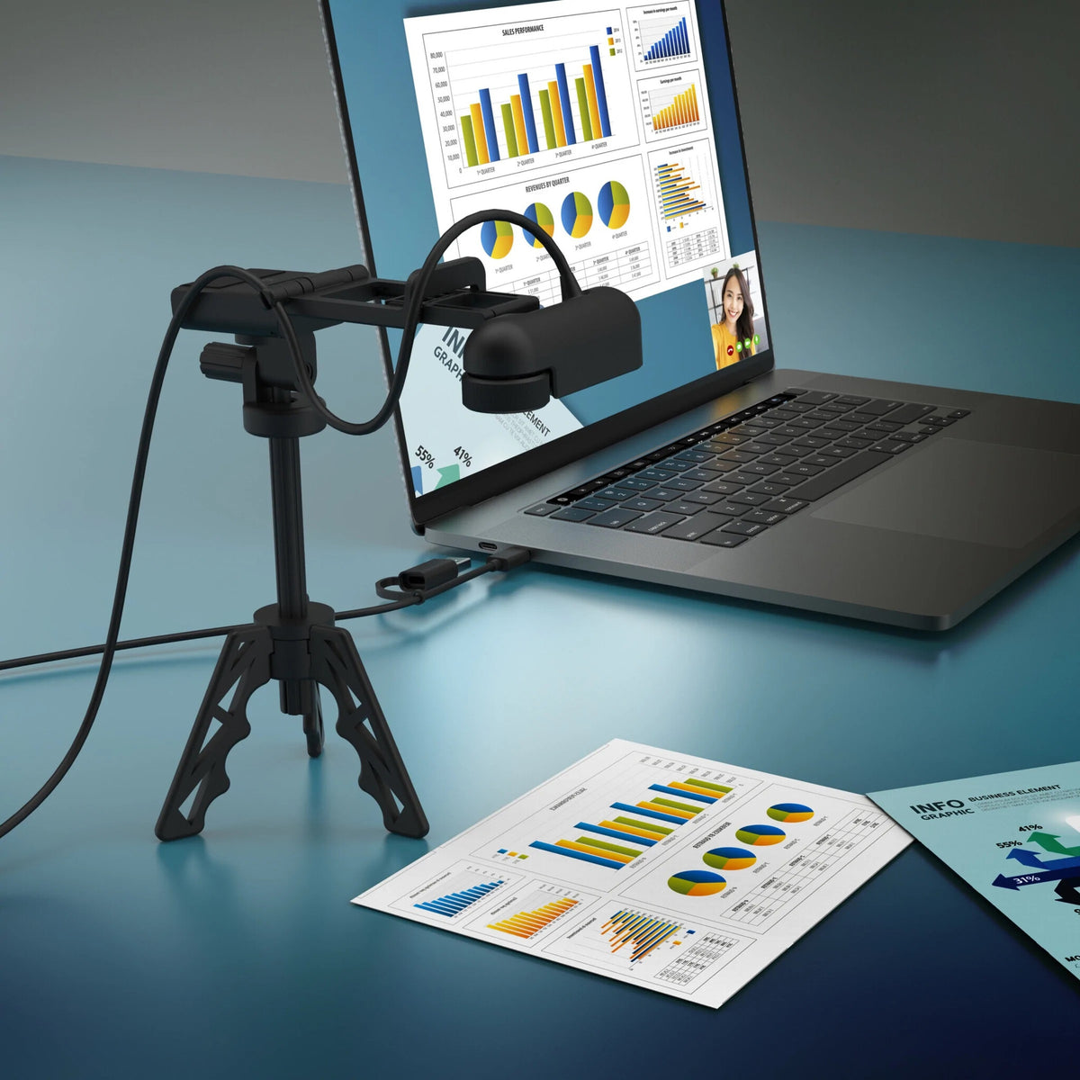 j5create JVU250 HD Webcam with Auto & Manual Focus Switch