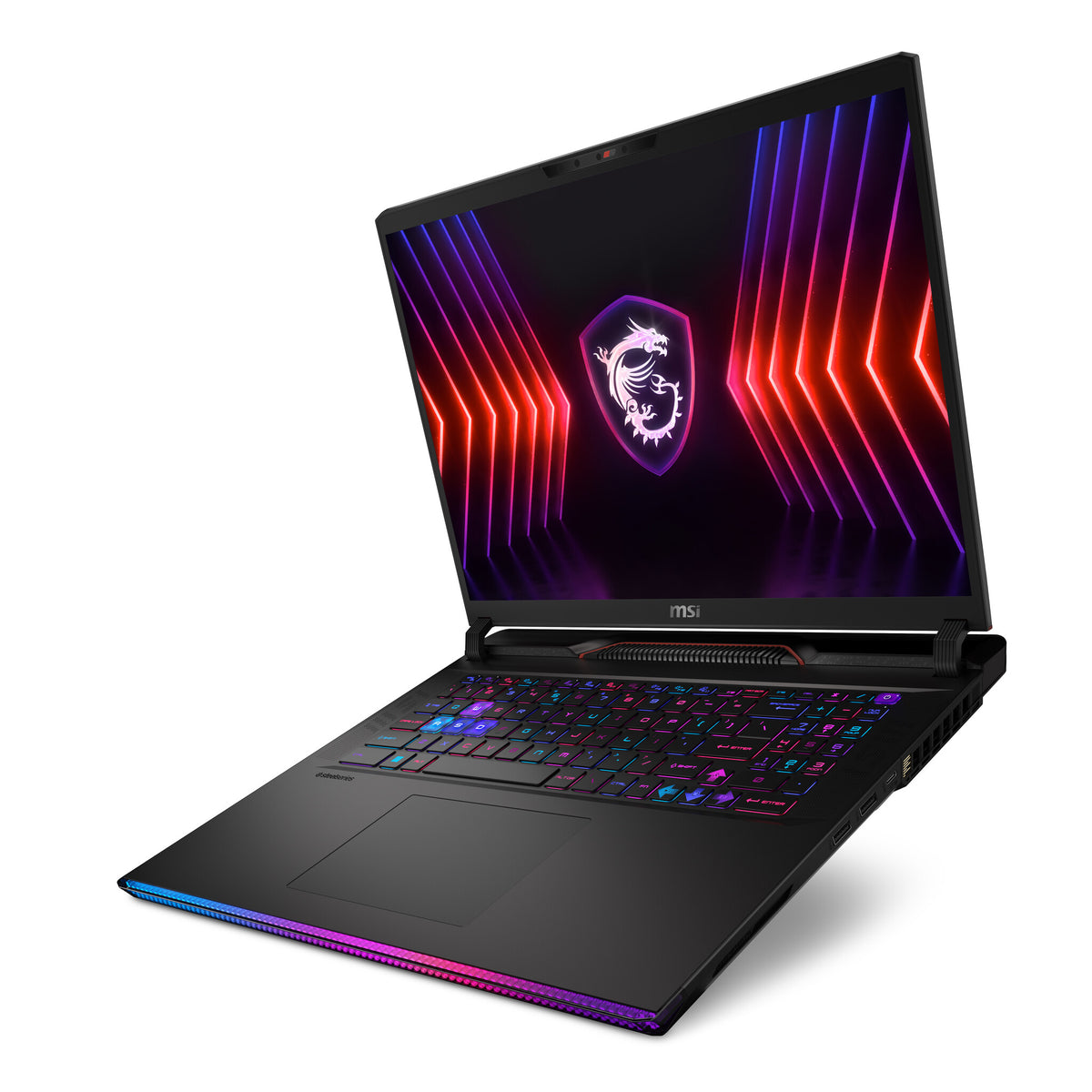 MSI Gaming Raider GE78 HX Laptop - 43.2 cm (17&quot;) - Intel® Core™ i9-14900HX - 32 GB DDR5-SDRAM - 4 TB SSD - NVIDIA GeForce RTX 4080 - Wi-Fi 7 - Windows 11 Home - Black