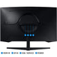 Samsung Odyssey C27G55TQBU computer monitor 68.6 cm (27") 2560 x 1440 pixels Wide Quad HD LED Black