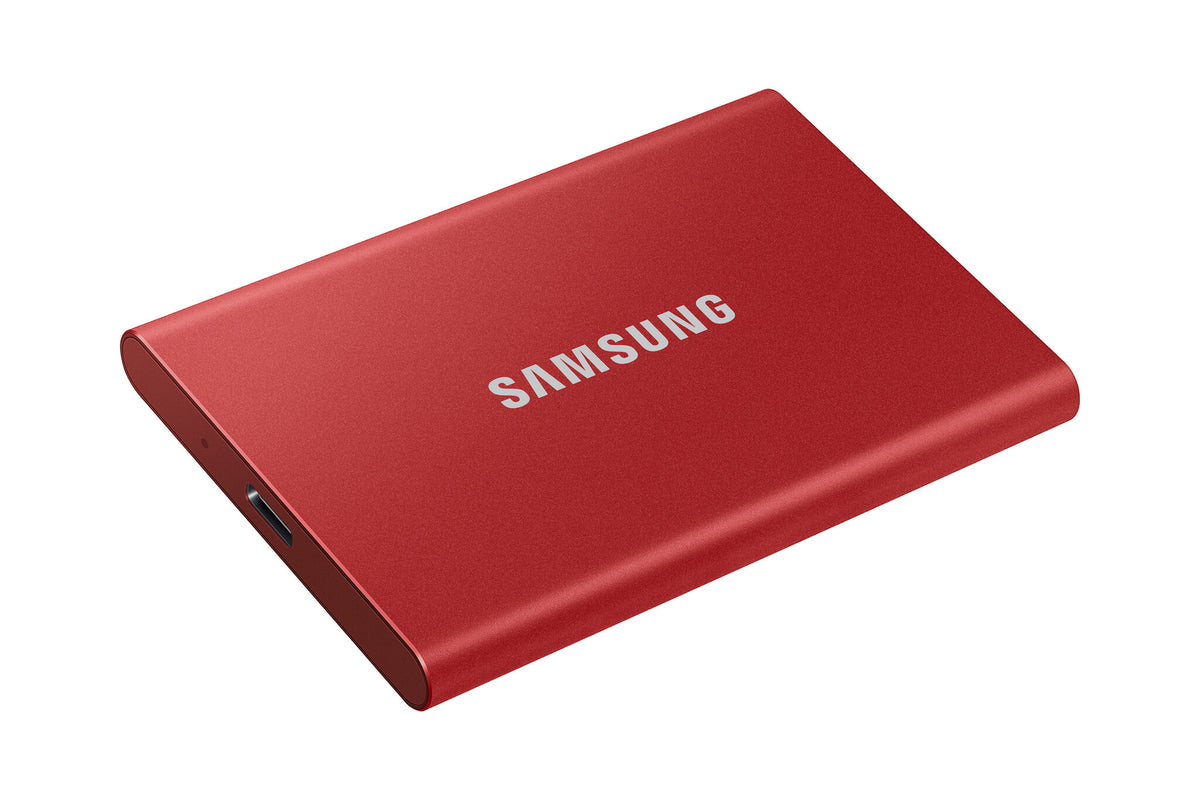 Samsung T7 1 TB Portable SSD in Red