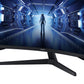 Samsung Odyssey C34G55TWWP computer monitor 86.4 cm (34") 3440 x 1440 pixels UltraWide Dual Quad HD LED Black