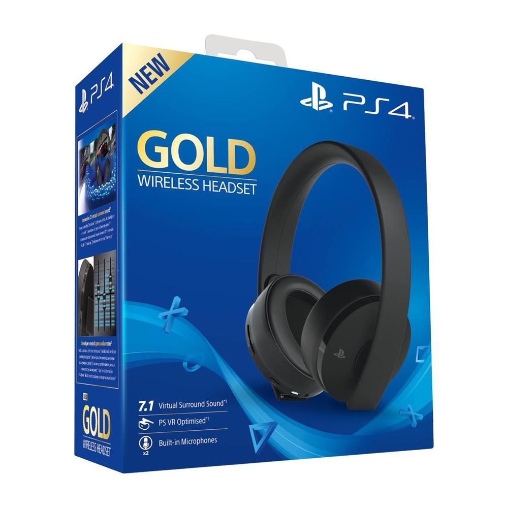 Sony PlayStation GOLD Wireless Headset - Black