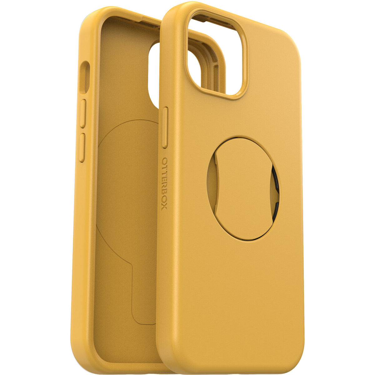 OtterBox OtterGrip Symmetry Series for iPhone 15 in Aspen Gleam 2.0 (Yellow)