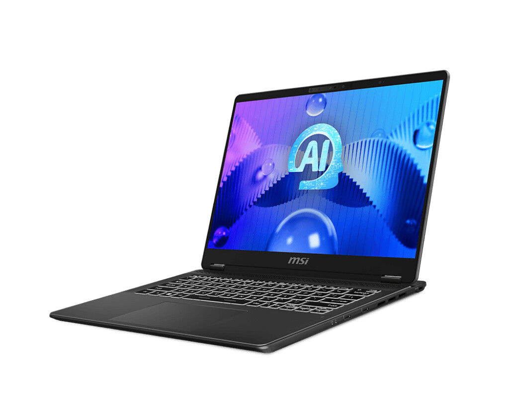 MSI Prestige 14 AI Evo Laptop - 35.6 cm (14&quot;) - Intel Core Ultra 7 155H - 16 GB DDR5-SDRAM - 1 TB SSD - Wi-Fi 7 - Windows 11 Pro - Grey