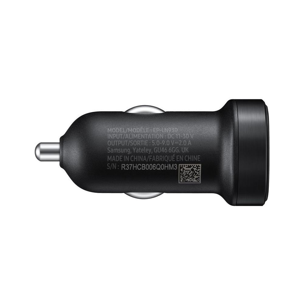 Samsung Adaptive Fast Charging Car Charger - Black - EP-LN930CB