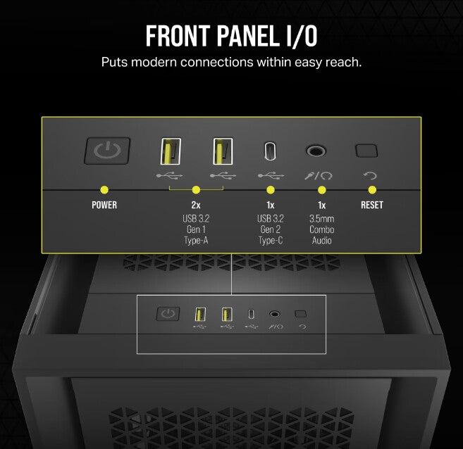 Corsair 5000D CORE AIRFLOW - ATX Mid Tower Case in Black