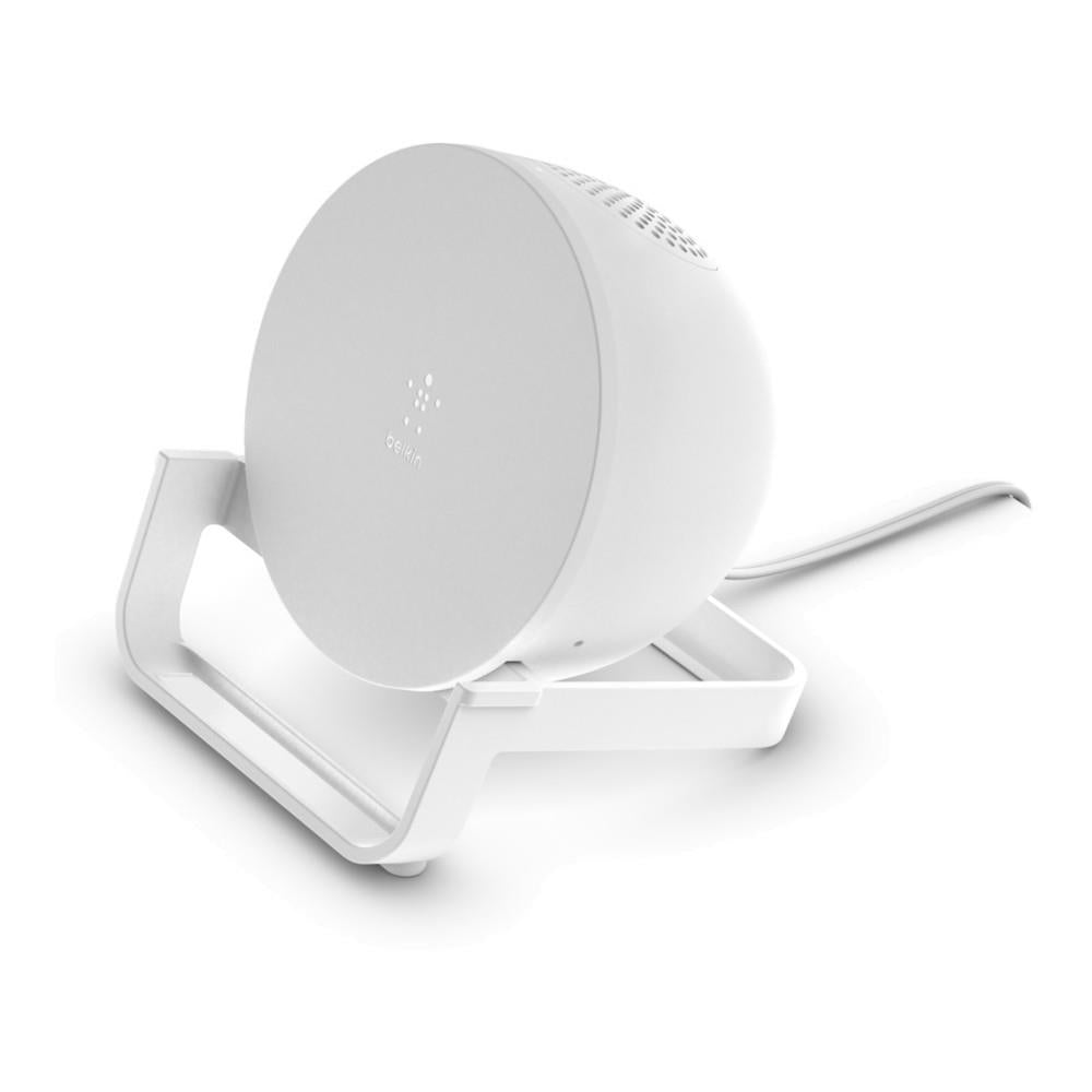Belkin BOOSTCHARGE Wireless Charging Stand/Speaker Combo - White
