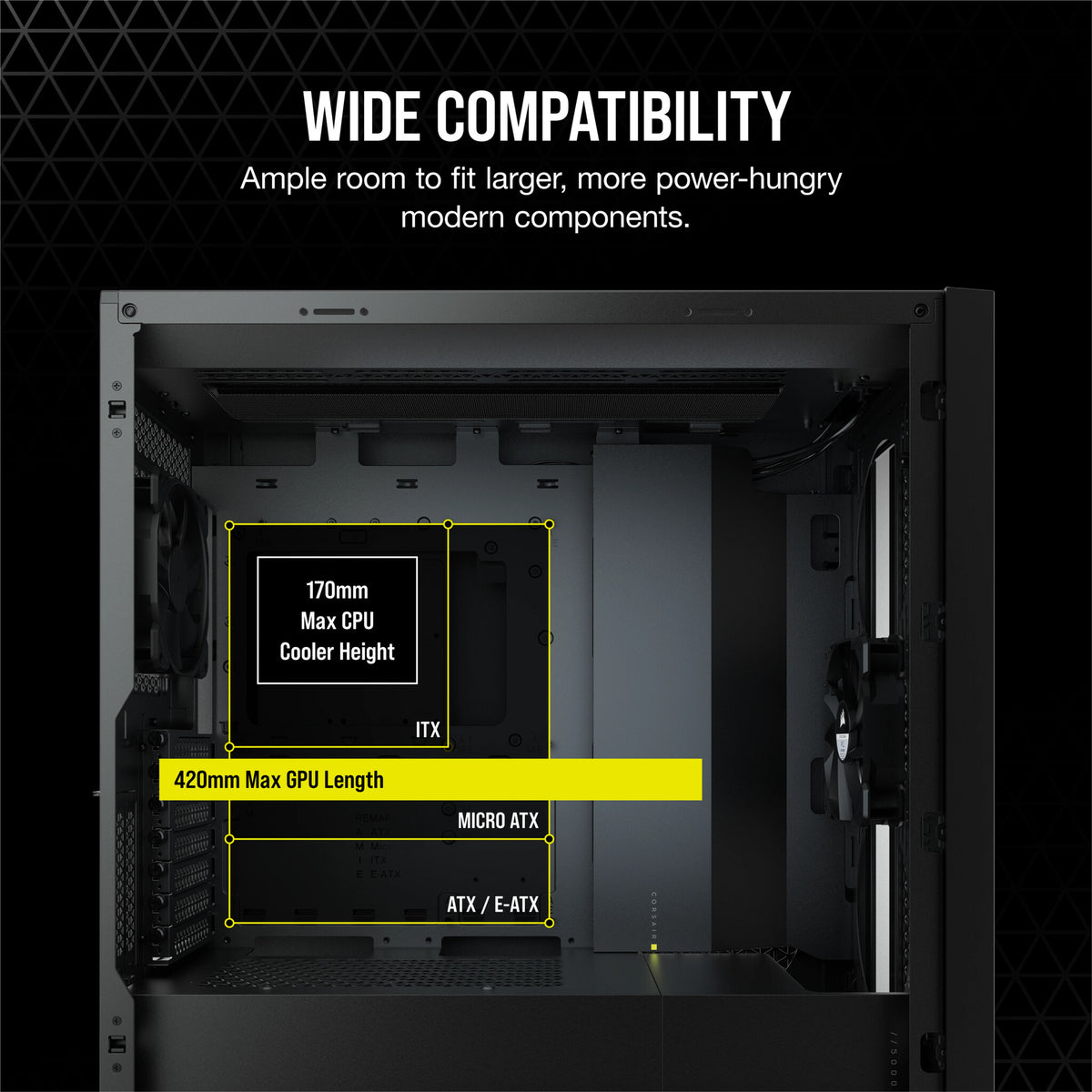 Corsair 5000D AIRFLOW - ATX Mid Tower Case in Black
