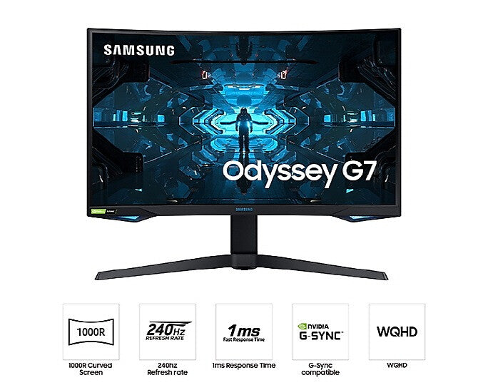 Samsung Odyssey Neo G7 LC27G75TQSPXXU computer monitor 68.6 cm (27") 2560 x 1440 pixels Wide Quad HD LED