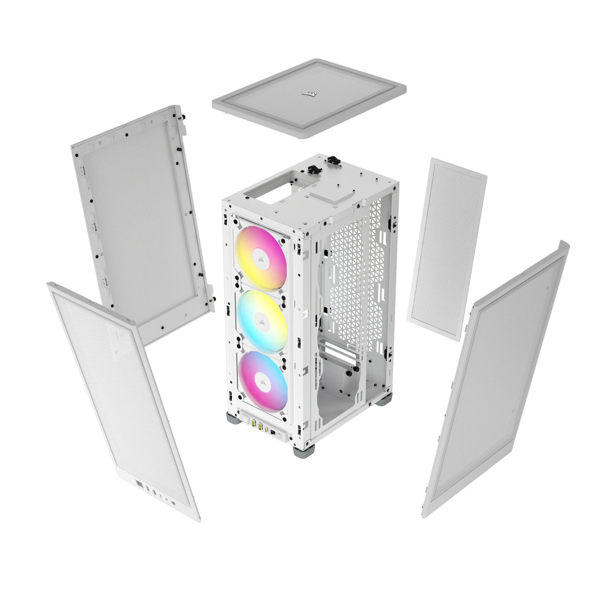 Corsair 2000D RGB AIRFLOW - Mini ITX Tower Case in White