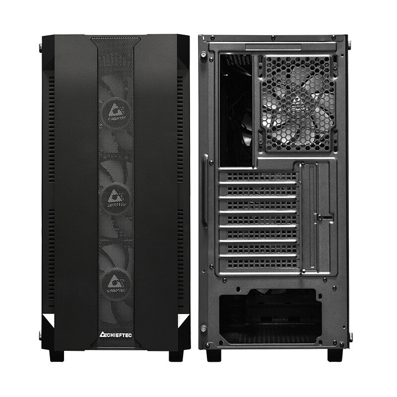 Chieftec GS-01B-OP Hunter ATX Gaming Tower in Black