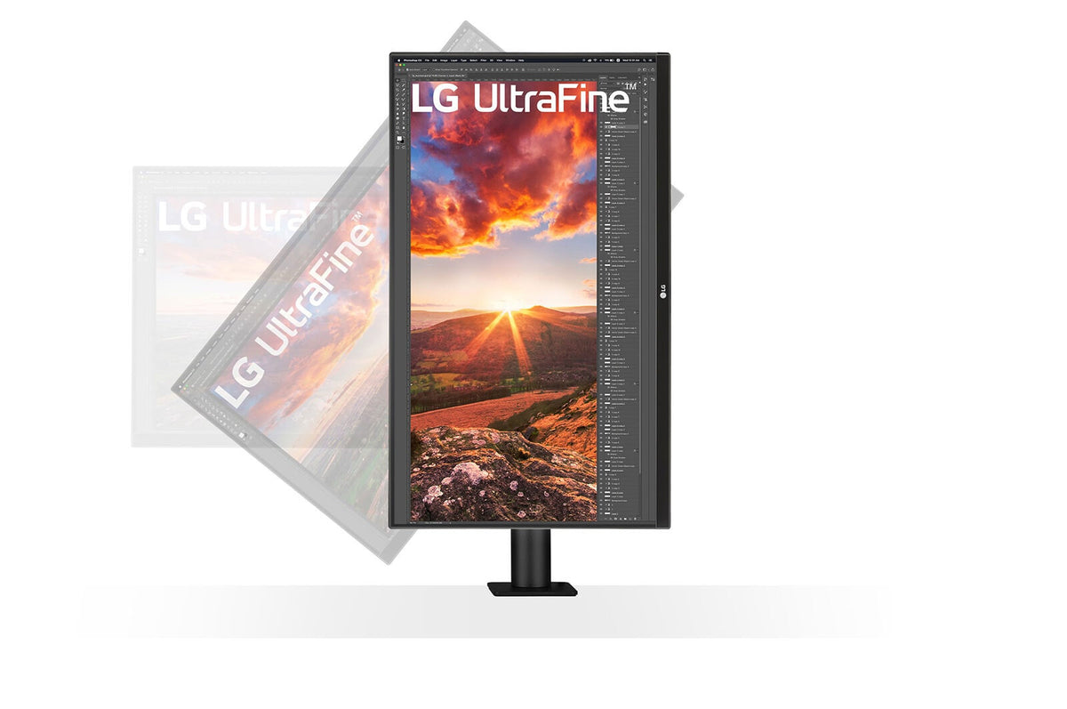 LG UltraFine Ergo LED display 68.6 cm (27&quot;) 3840 x 2160 pixels 4K Ultra HD Black
