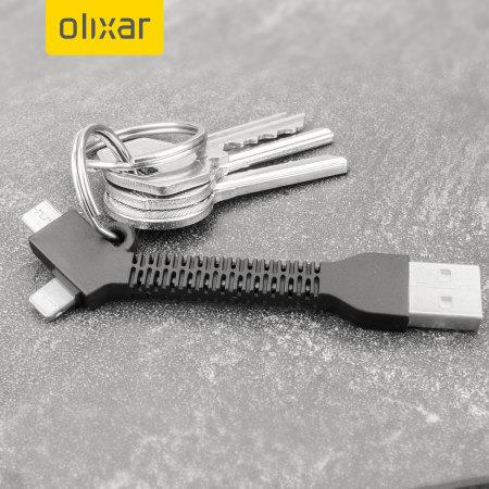 Olixar Lightning and Micro USB Charge and Sync Key Chain