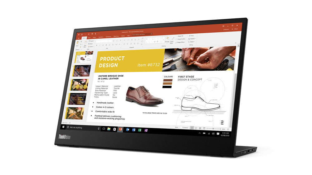 Lenovo ThinkVision M14 - 35.6 cm (14") - 1920 x 1080 pixels FHD LED Monitor