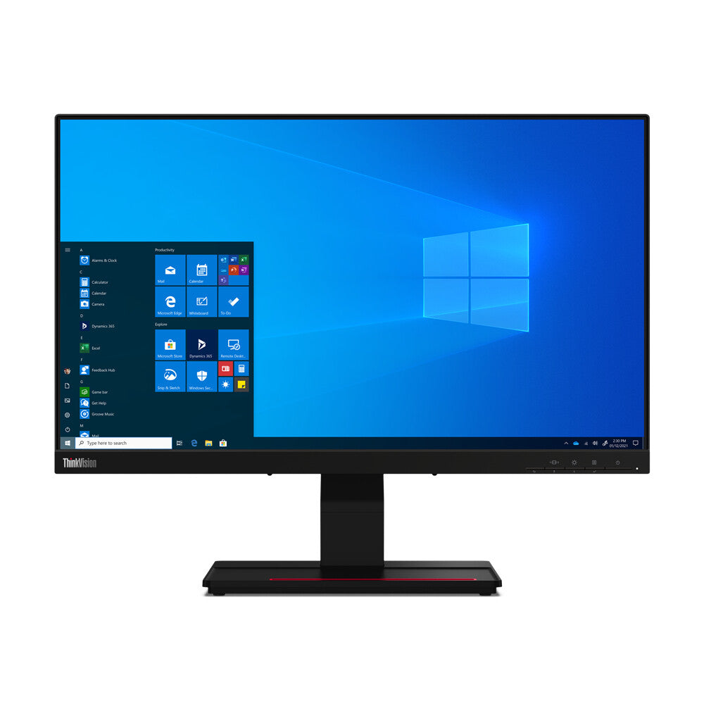 Lenovo ThinkVision T24T-20 - 60.5 cm (23.8") - 1920 x 1080 pixels FHD LED Touchscreen Monitor