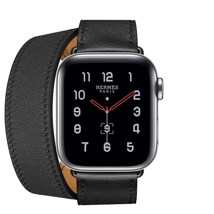 Apple Watch Series 5 - Stainless Steel - Hermes Double Tour 