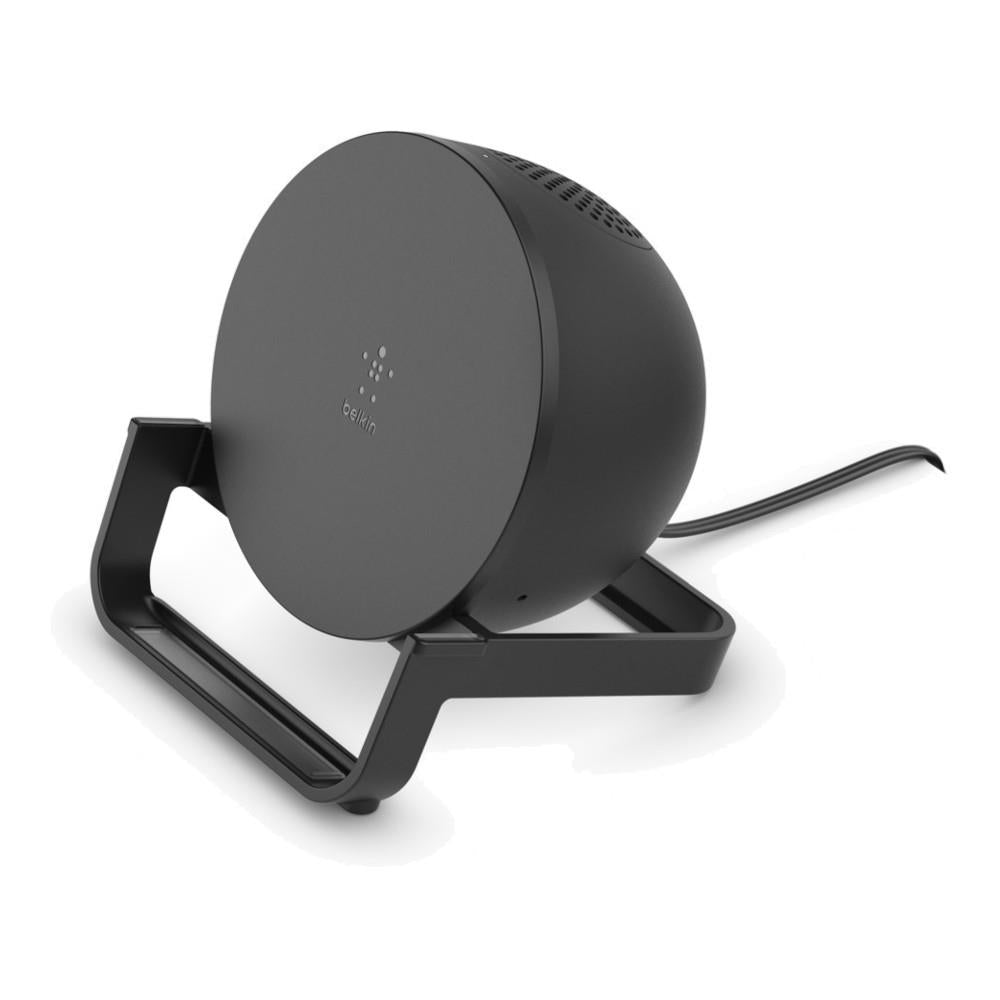 Belkin BOOSTCHARGE Wireless Charging Stand/Speaker Combo - Black