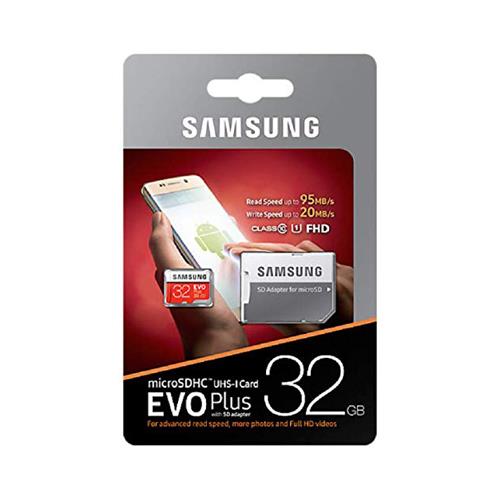 Samsung Evo Plus U1 32GB Micro SD Memory Card with Adapter