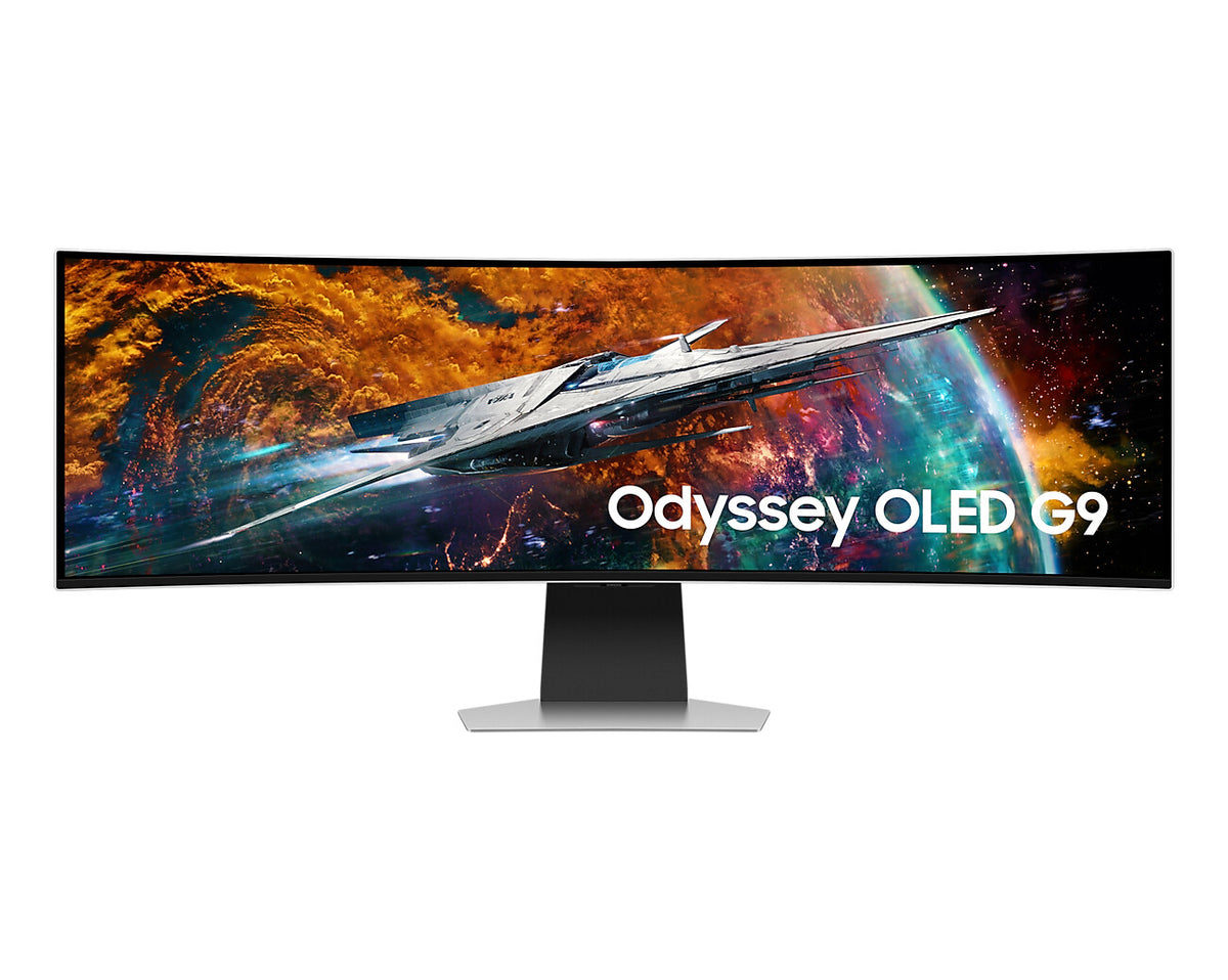 Samsung Odyssey LS49CG950SUXDU computer monitor 124.5 cm (49&quot;) 5120 x 1440 pixels Dual QHD OLED Silver