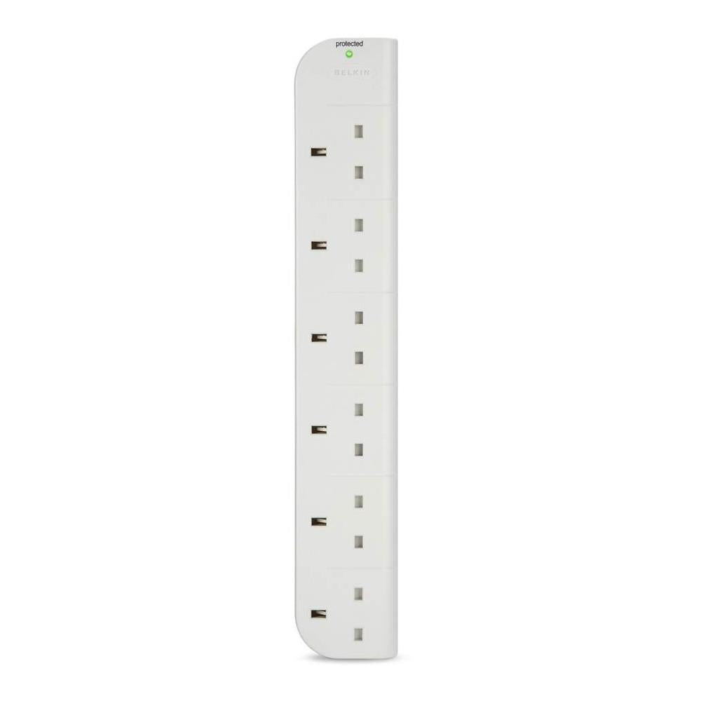 Belkin E-Series 6-way SurgeStrip Socket with Surge Protection - 1m