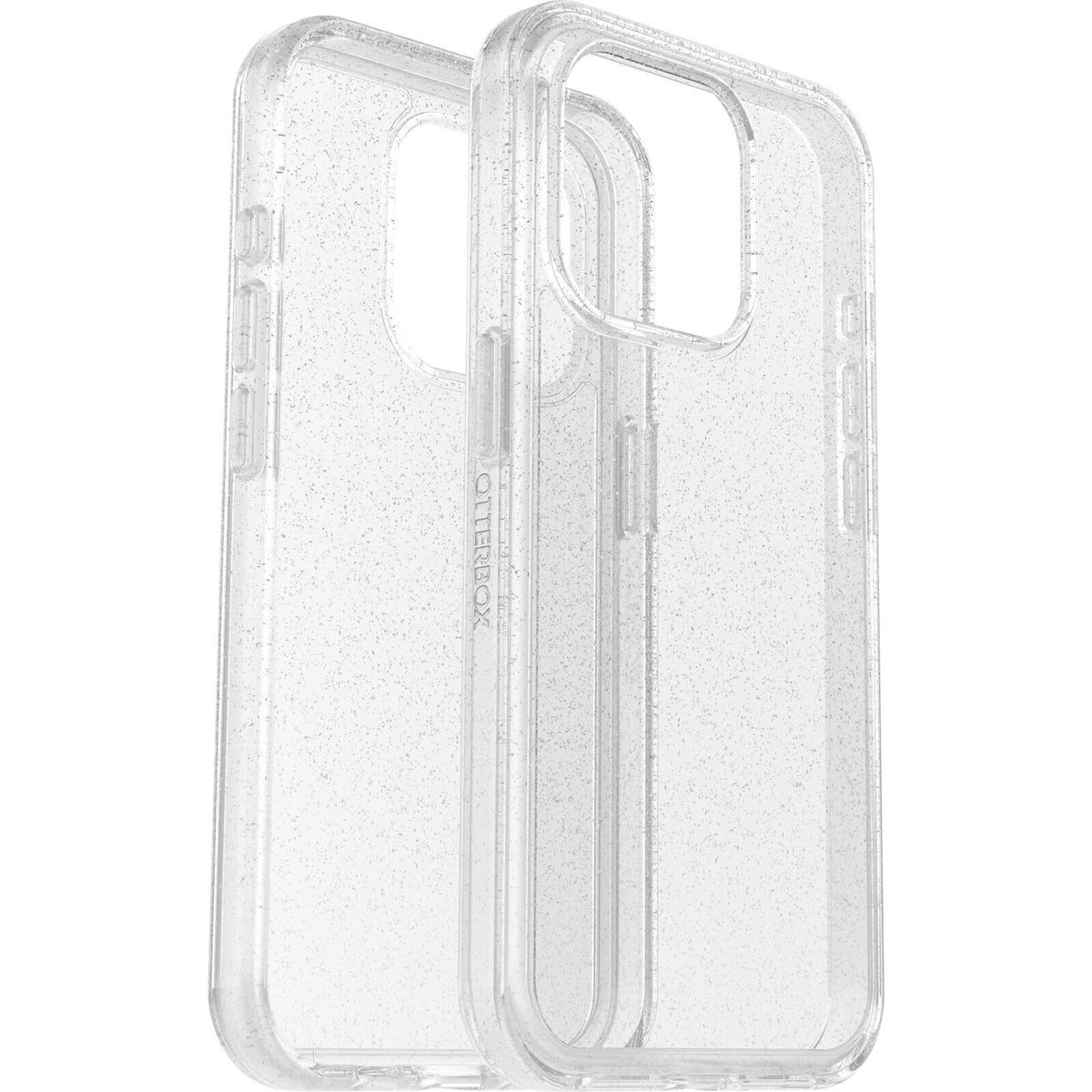 OtterBox Symmetry Clear Series for iPhone 15 Pro in Stardust (Clear Glitter)