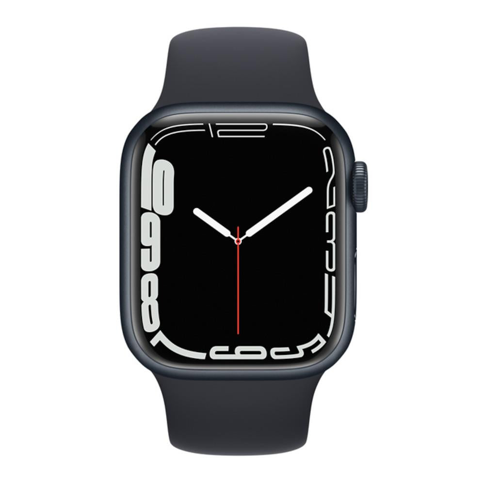 Apple Watch Series 7 GPS + Cellular 41mm Midnight Aluminium Case with Midnight Sport Band