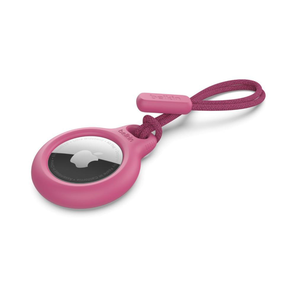 Belkin Secure Airtag Holder with Strap - Pink