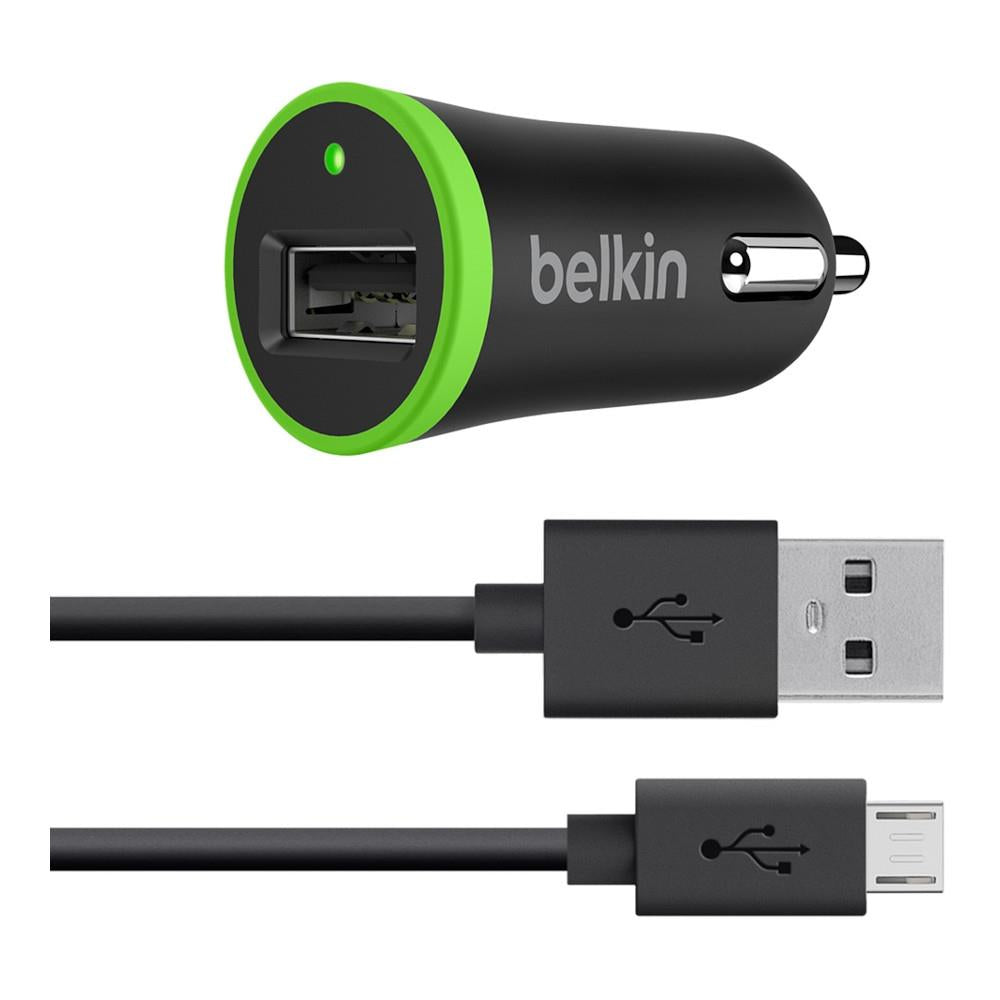 Belkin Universal Car Charger with Micro-USB to USB Cable - 1.2m