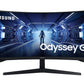 Samsung Odyssey C34G55TWWP computer monitor 86.4 cm (34") 3440 x 1440 pixels UltraWide Dual Quad HD LED Black