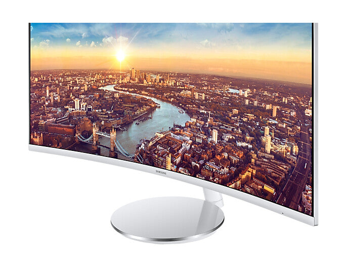 Samsung C34J791WTP computer monitor 86.4 cm (34") 3440 x 1440 pixels UltraWide Quad HD QLED Silver, White